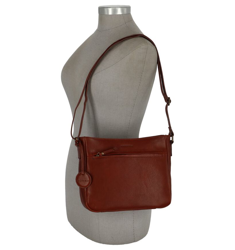 Burkely Ranger Zwarte Crossbody Tas in leer (301676)