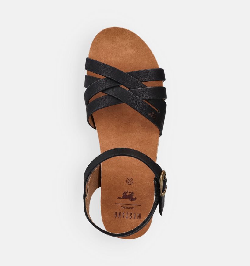 Mustang Zwarte Sandalen voor dames (372117)