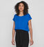 Vila Dreamers New Pure T-shirt en Bleu pour femmes (328832)