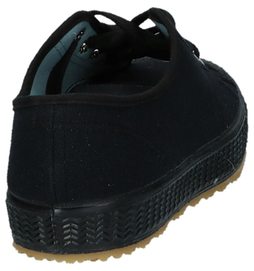 Komrads Baskets basses en Noir en textile (234044)