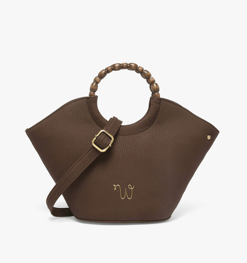 Woomen Neflier Pearl Donkerbruine Handtas voor dames (378677)