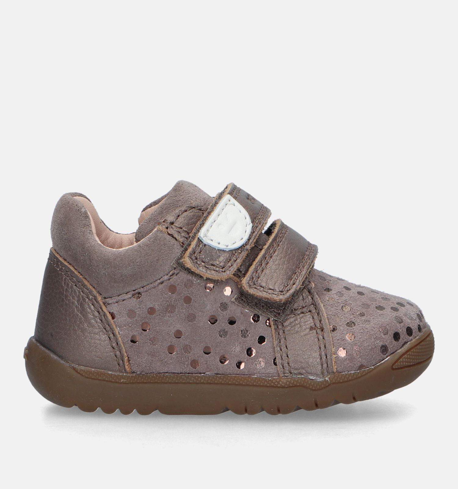 Geox Macchia Chaussures pour bebe en Bronze Filles Chaussons bebe en ligne sur TORFS.BE
