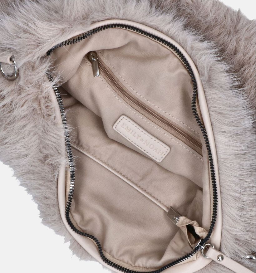 Emily & Noah Dominique Taupe Schoudertas voor dames (348195)