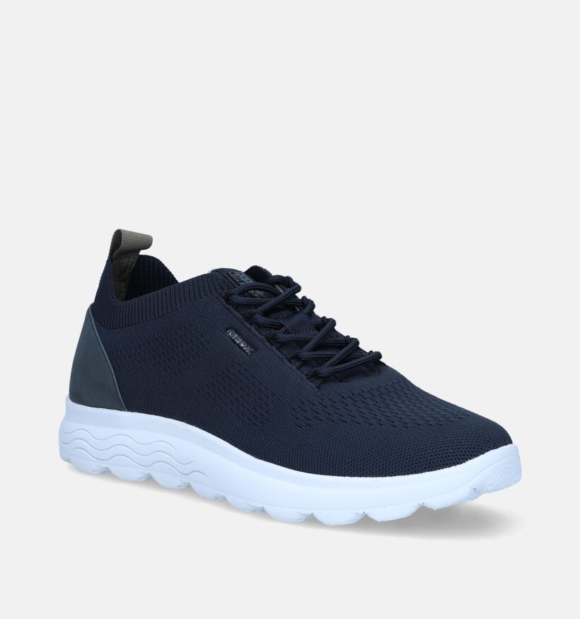 Geox Spherica Kaki Veterschoenen voor heren (353837) - geschikt voor steunzolen