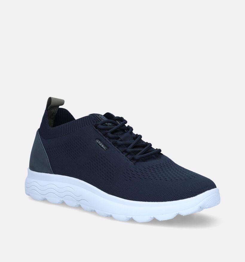 Geox Spherica Baskets en Bleu pour hommes (335667) - pour semelles orthopédiques