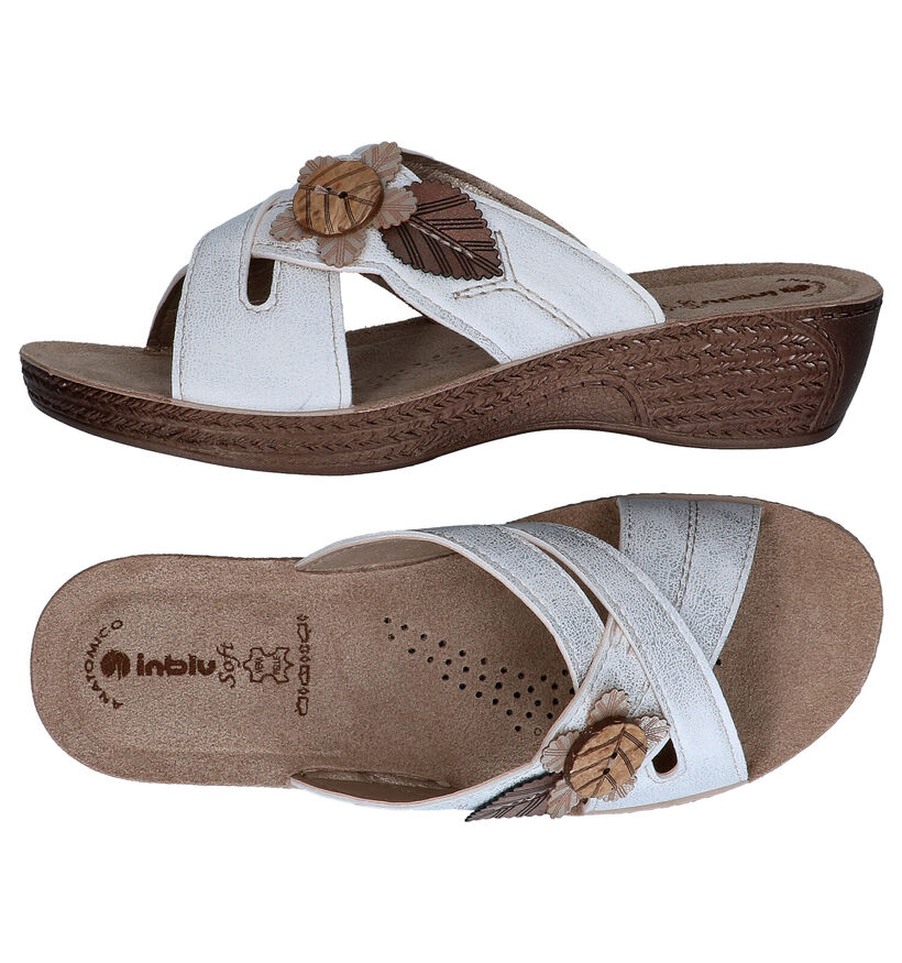 Rusteloos klep schroot Inblu Witte Slippers | Dames Slippers