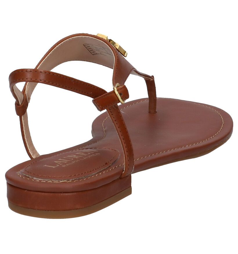 Lauren Ralph Lauren Ellington Sandales en Cognac en cuir (291440)