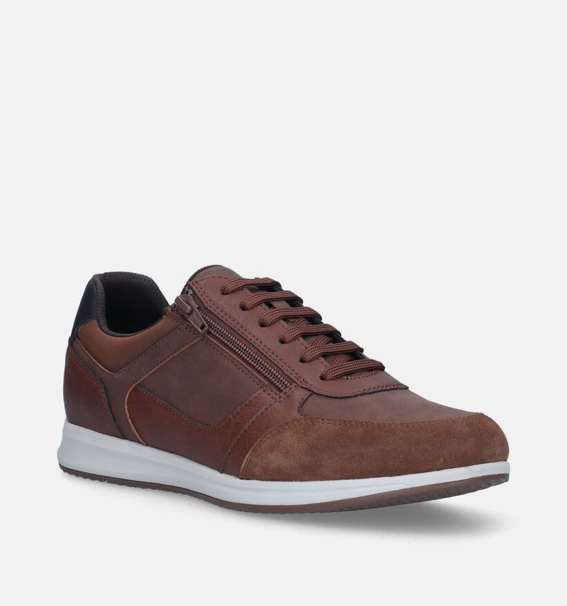 Geox Avery Cognac Veterschoenen voor heren (344333)