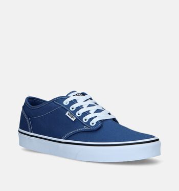 Vans Low Sneakers Canvas Black/Black/Canvas Blue/White