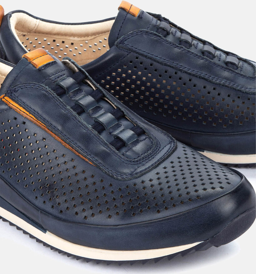 Pikolinos Liverpool Mocassins en Bleu pour hommes (355438) - pour semelles orthopédiques