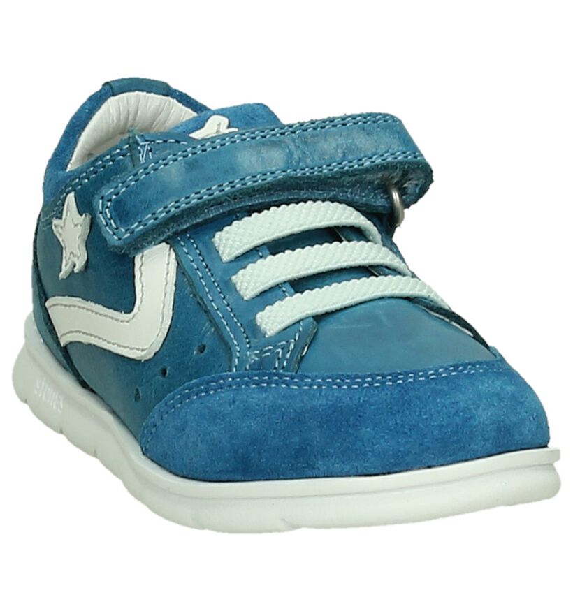 Velcro Sneakers Licht Blauw Stones and Bones , , pdp