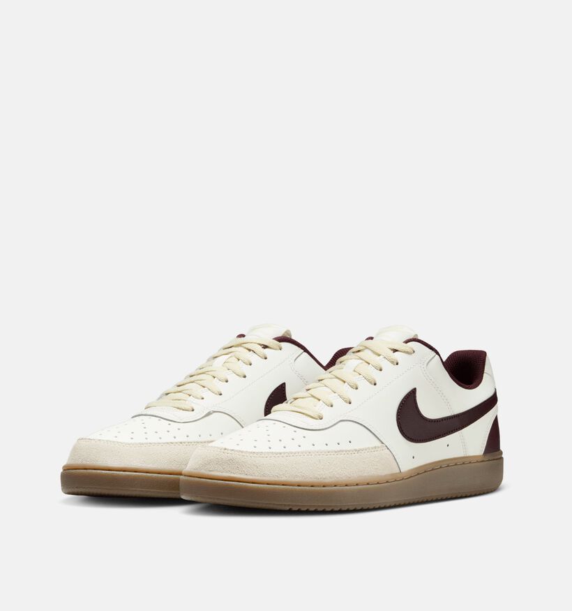 Nike Court Vision Baskets en Beige pour hommes (355901)