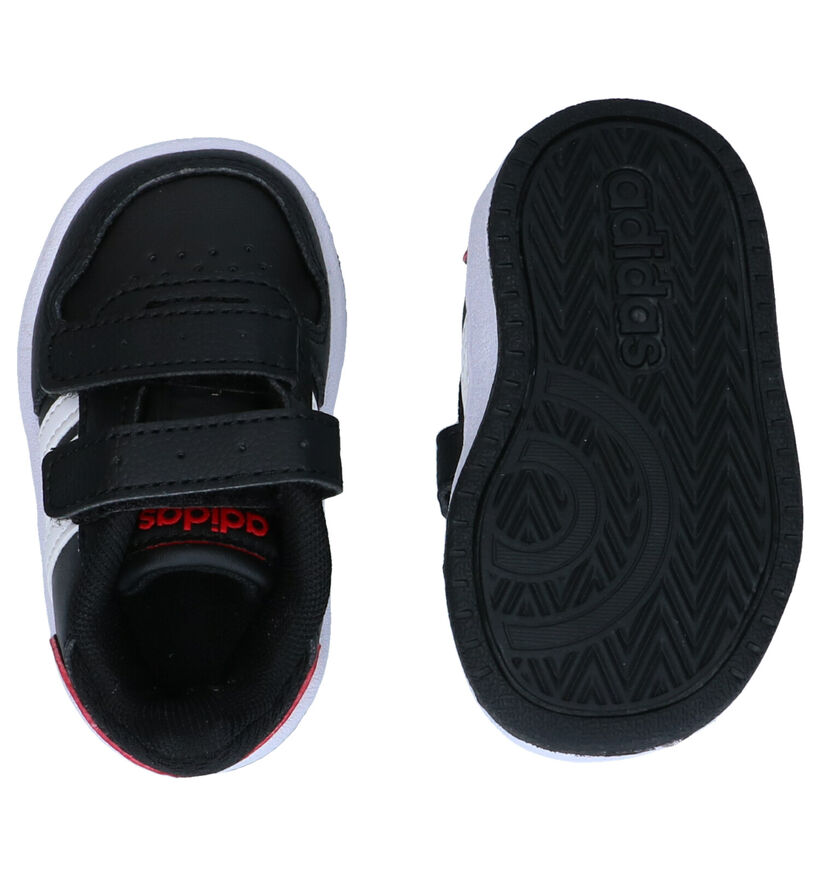 adidas Hoops 2.0 Baskets en Noir en simili cuir (290777)