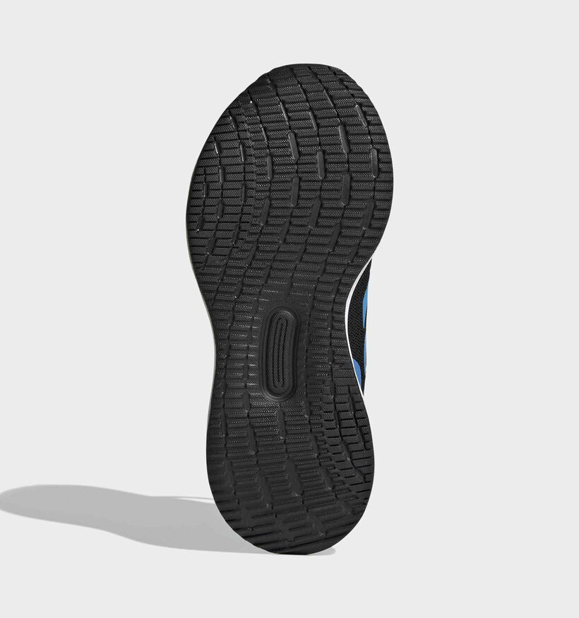 adidas Runfalcon 5 Zwarte/Blauwe Sneakers voor jongens, meisjes (366709) - geschikt voor steunzolen