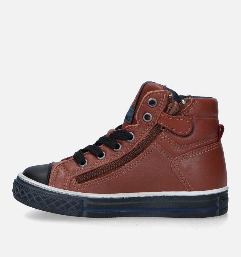 Kipling Apollo Chaussures hautes en Cognac pour garçons (332061) - pour semelles orthopédiques