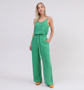 Orfeo Ally Pantalon large en Vert pour femmes (333679)