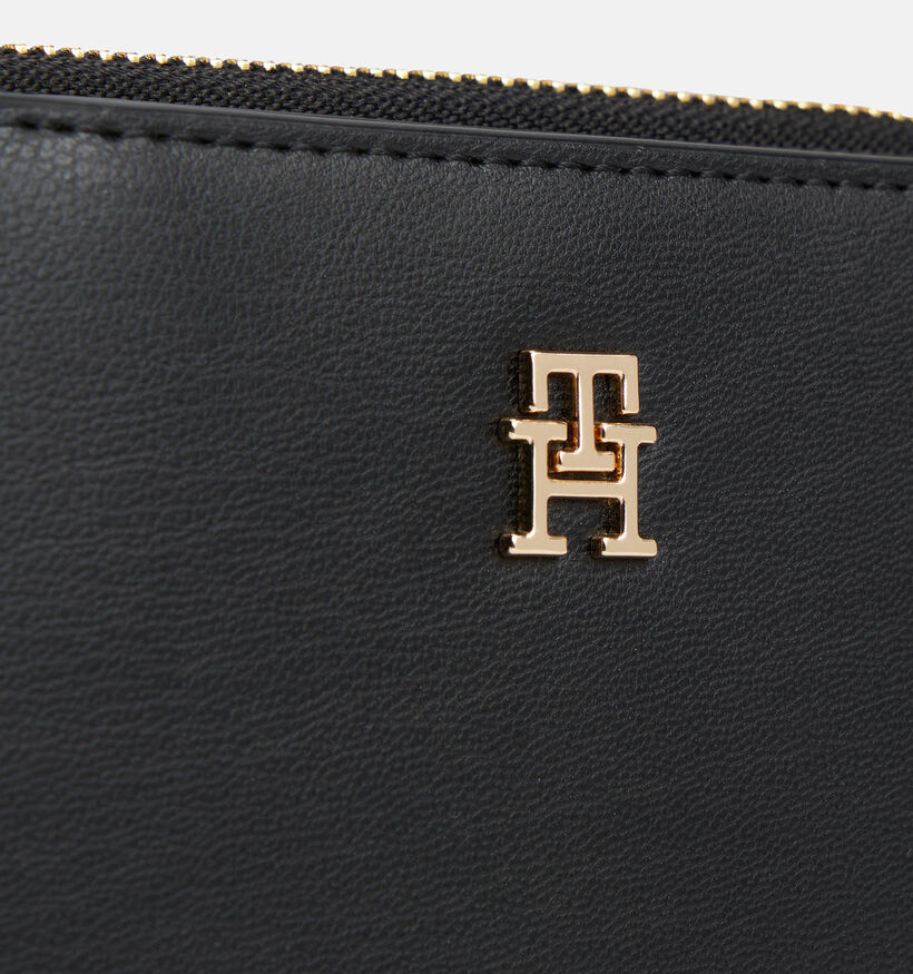 Tommy Hilfiger Porte-monnaie zippé en Noir pour femmes (366383)