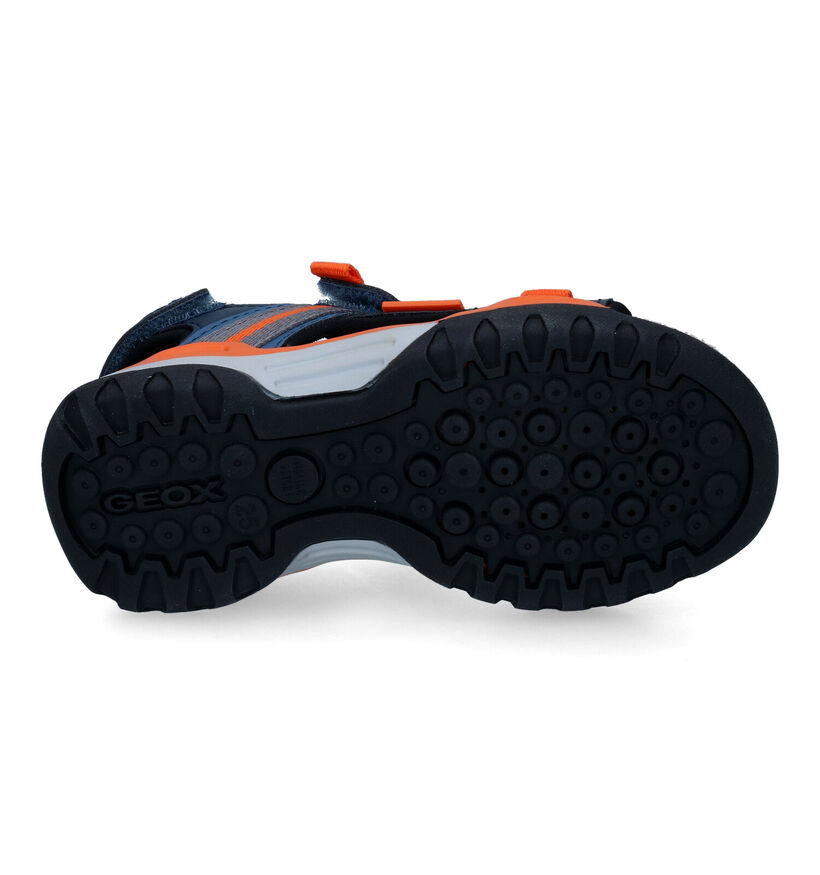 Geox Borealis Blauwe Sandalen in kunstleer (303743)