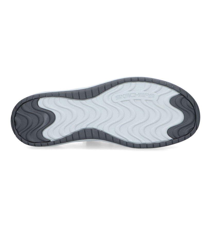 Skechers Arch Fit Melo Tandro Grijze Instappers voor heren (323031) - geschikt voor steunzolen