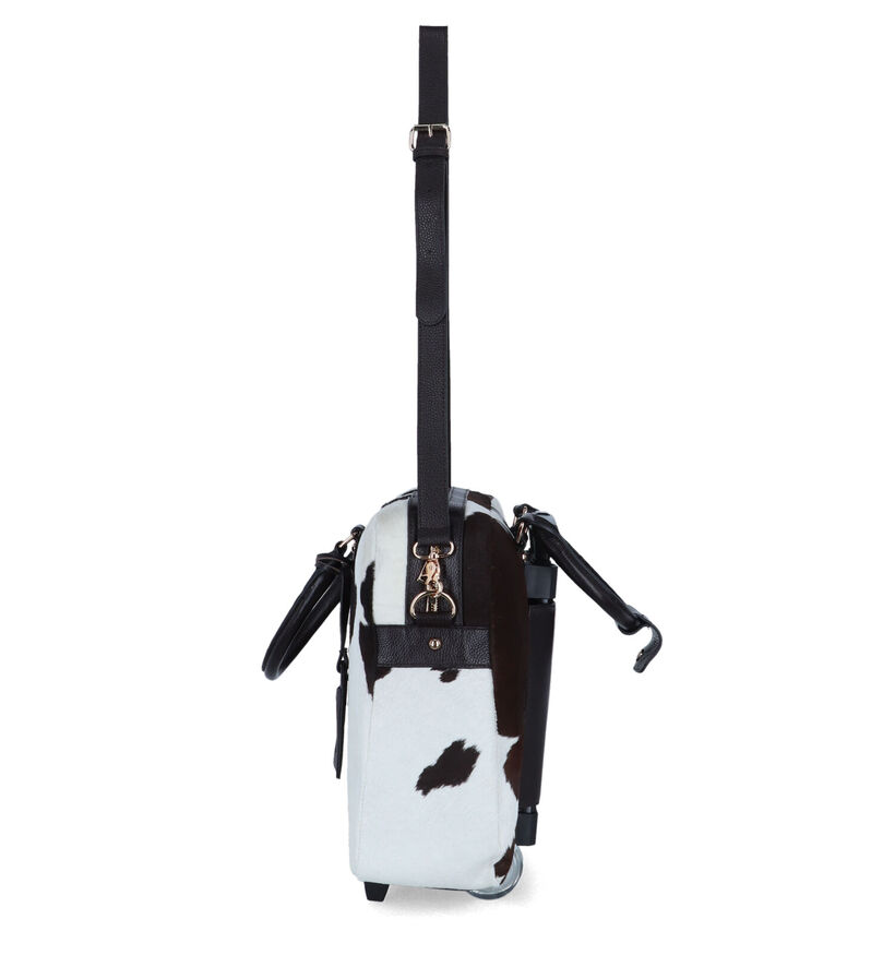 Olivia Lauren Cowhide Sac ordinateur en Noir pour femmes (364302)