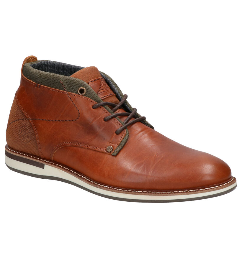 Bullboxer Bottines en Cognac en cuir (260612)