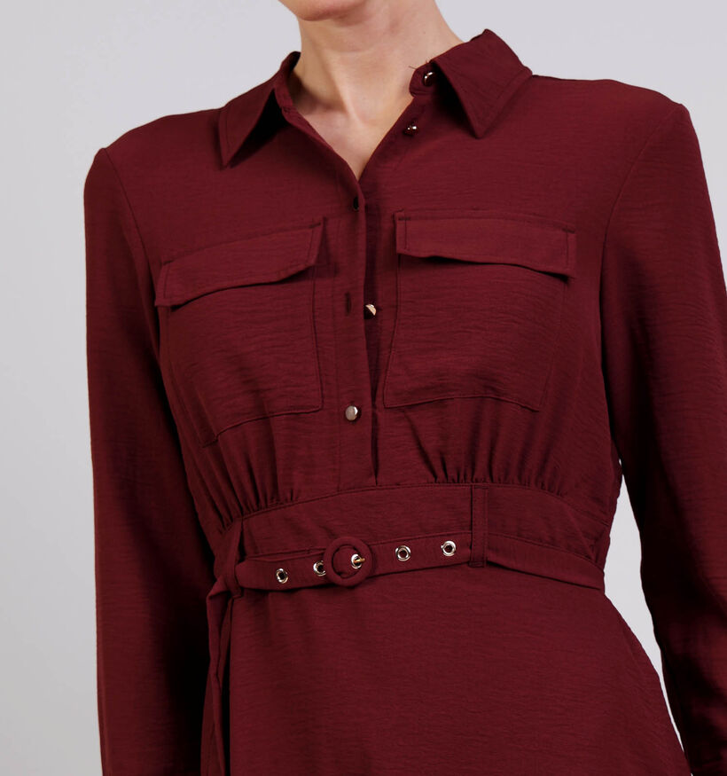 Vero Moda Jafran Bordeaux Lange Jurk voor dames (369375)
