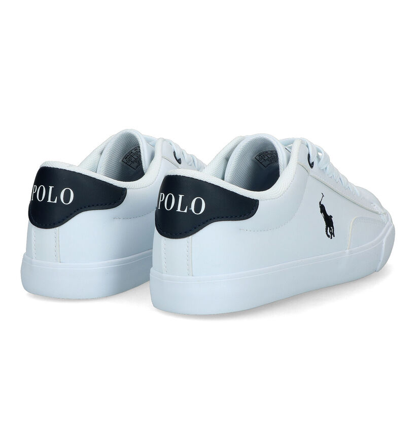 Polo Ralph Lauren Theron Witte Veterschoenen voor jongens (320149)