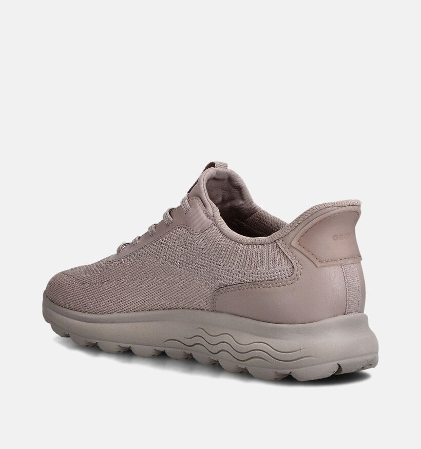 Geox Spherica Plus Baskets en Beige pour femmes (360135) - pour semelles orthopédiques