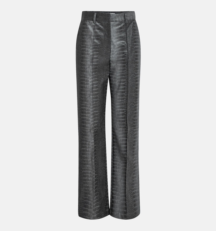 Minus Lilu Grijze Geklede broek voor dames (348254)