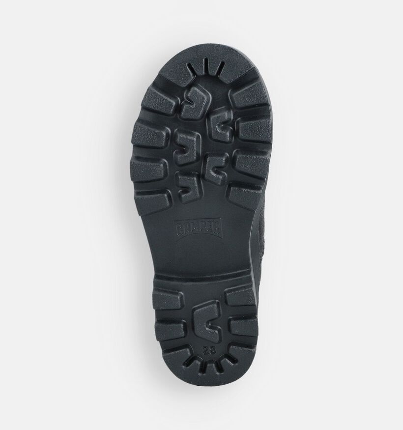 Camper Zwarte Veterboots voor jongens, meisjes (363606) - geschikt voor steunzolen