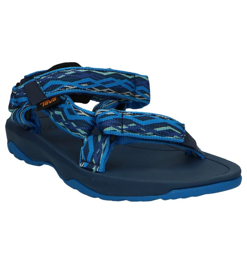 Teva Hurricane Blauwe Sandalen in stof (286623)