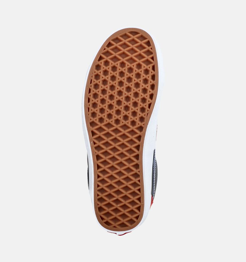 Vans Old Skool Baskets basses en Vert kaki/Rouge pour gar&ccedil;ons (376408)