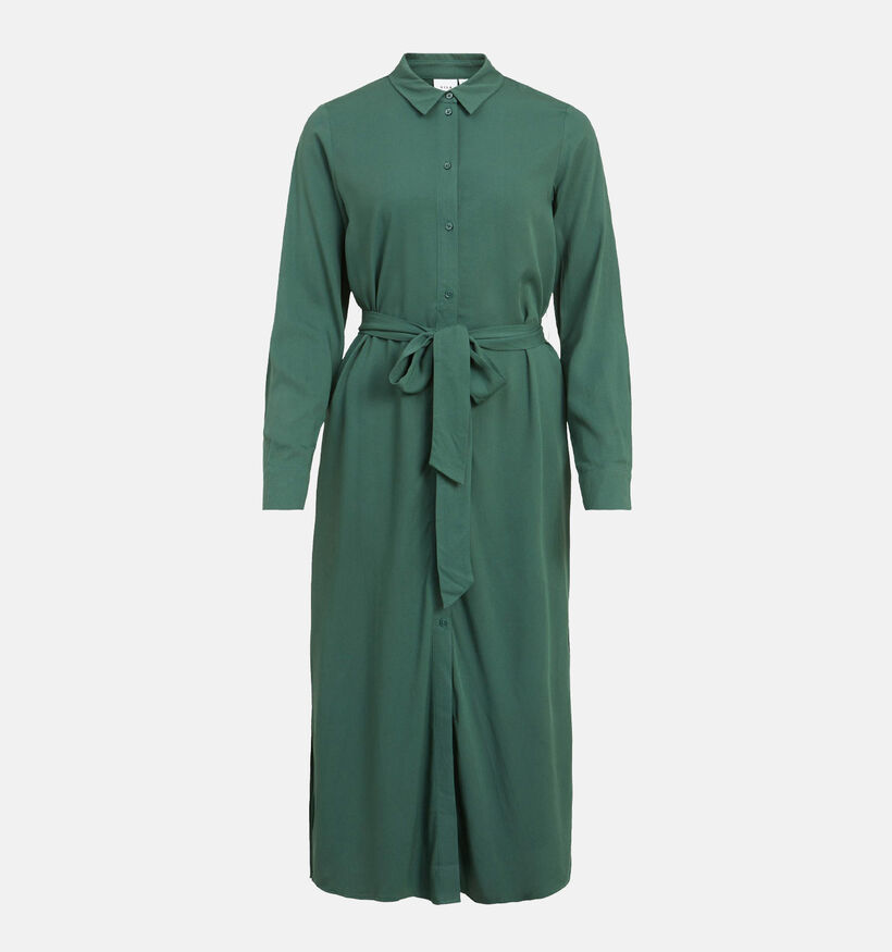 Vila Morose Robe chemise en Vert pour femmes (335488)