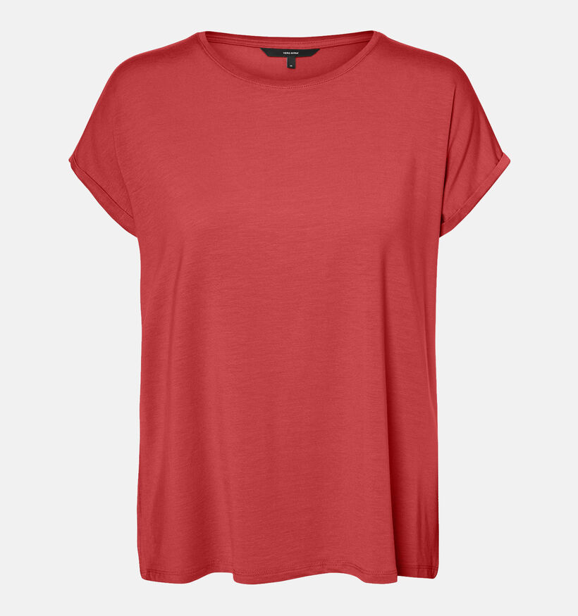 Vero Moda Ava Rood Basic T-shirt voor dames (337264)