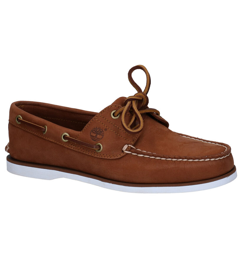 Timberland Classic Boat 2 Eye Bruine Bootschoenen in leer (303814)