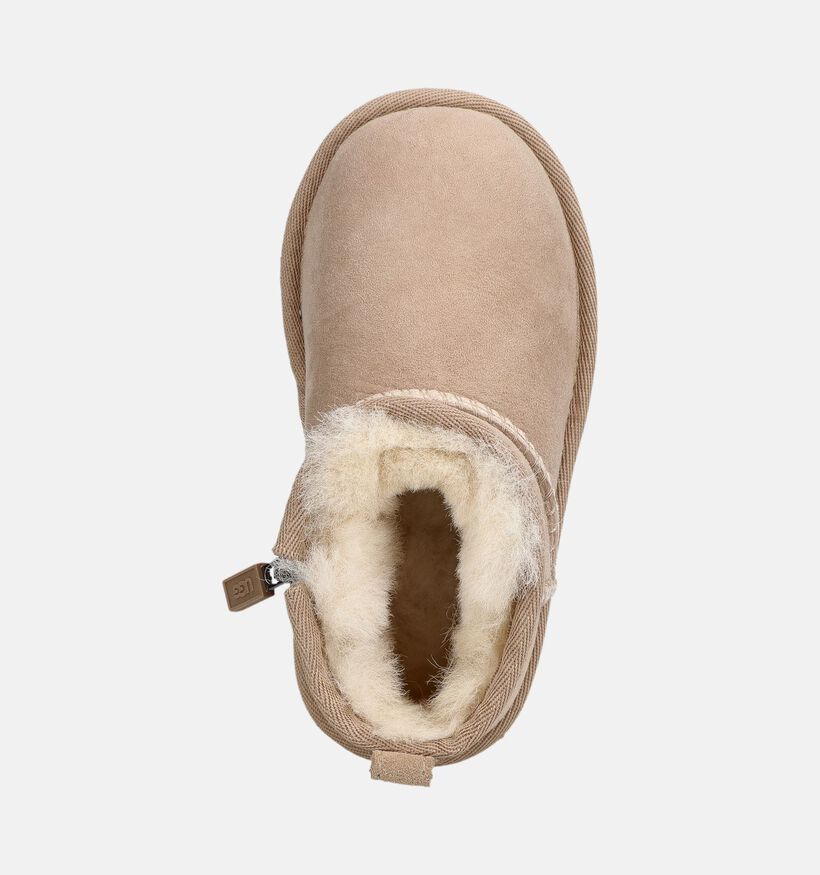 UGG Classic Ultra Mini Bottes d'hiver en Beige pour filles (377997)