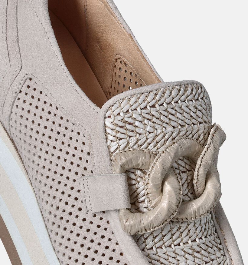 Softwaves Beige Instappers voor dames (357256) - geschikt voor steunzolen