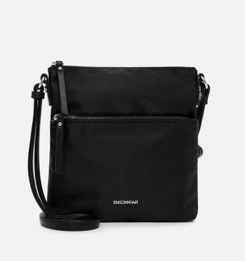 Emily & Noah Crossbody tassen Zwart/Taupe/Blauw