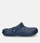 Crocs Classic Lined Nu-pieds en Bleu pour hommes (329657)