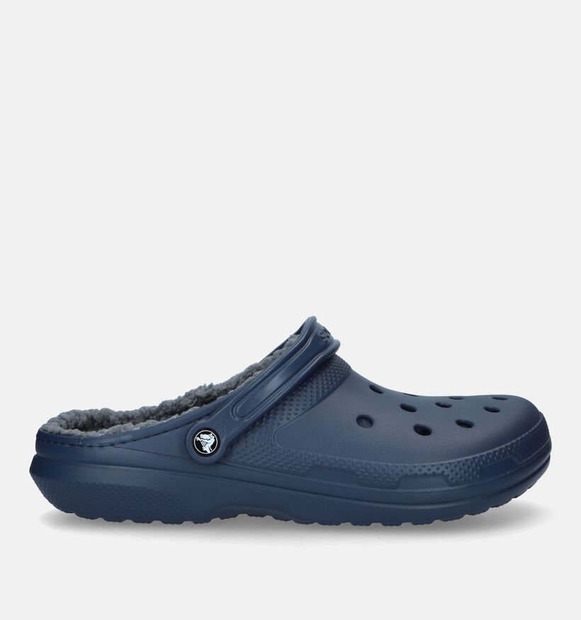 Crocs Classic Lined Blauwe Slippers voor heren (329657)