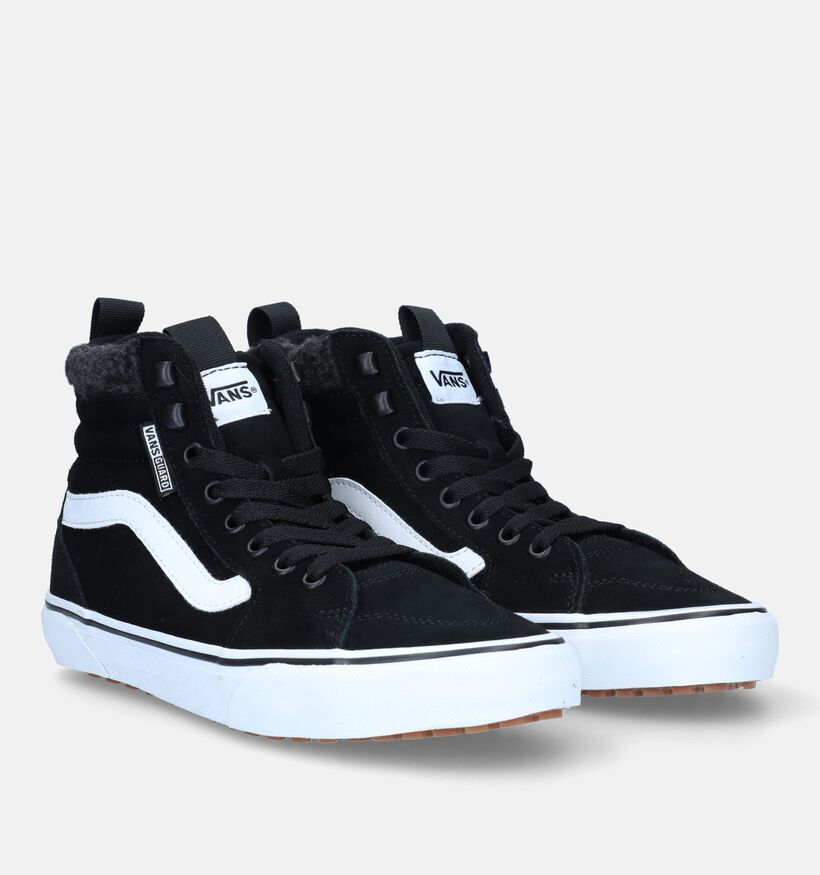 Vans Filmore Hi Baskets de skate en Noir pour femmes (328040)