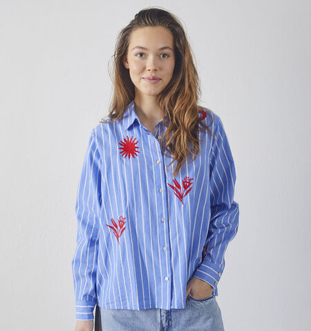 Chemise bleu