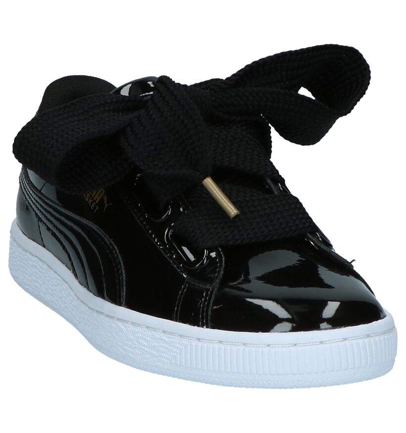 Puma Basket Heart Patent Roze Sneakers voor dames (209961)