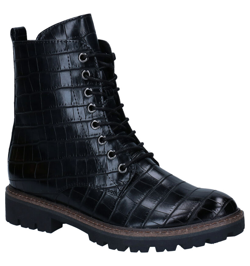 Marco Tozzi Zwarte Boots in kunstleer (296944)