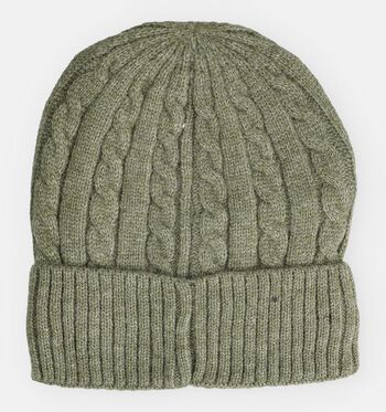Laurent David Bonnets Noir/Vert/Gris