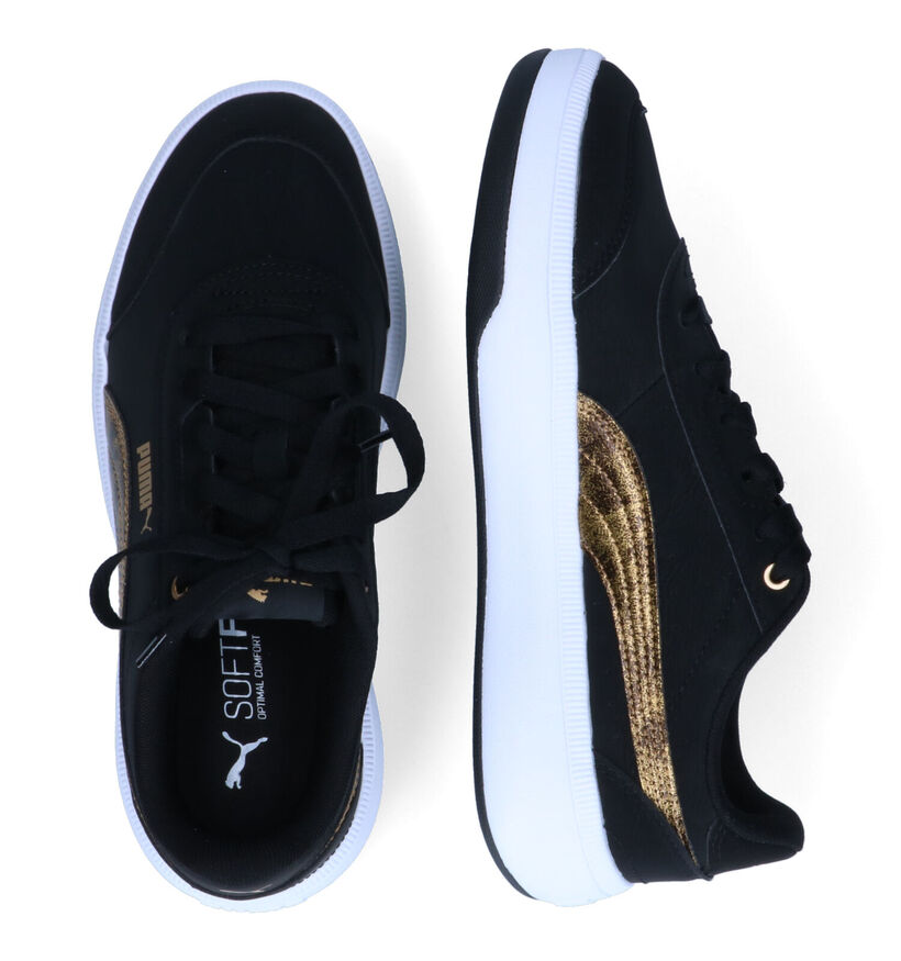 Puma Tori Raw Metallics Zwarte Sneakers in kunststof (301383)