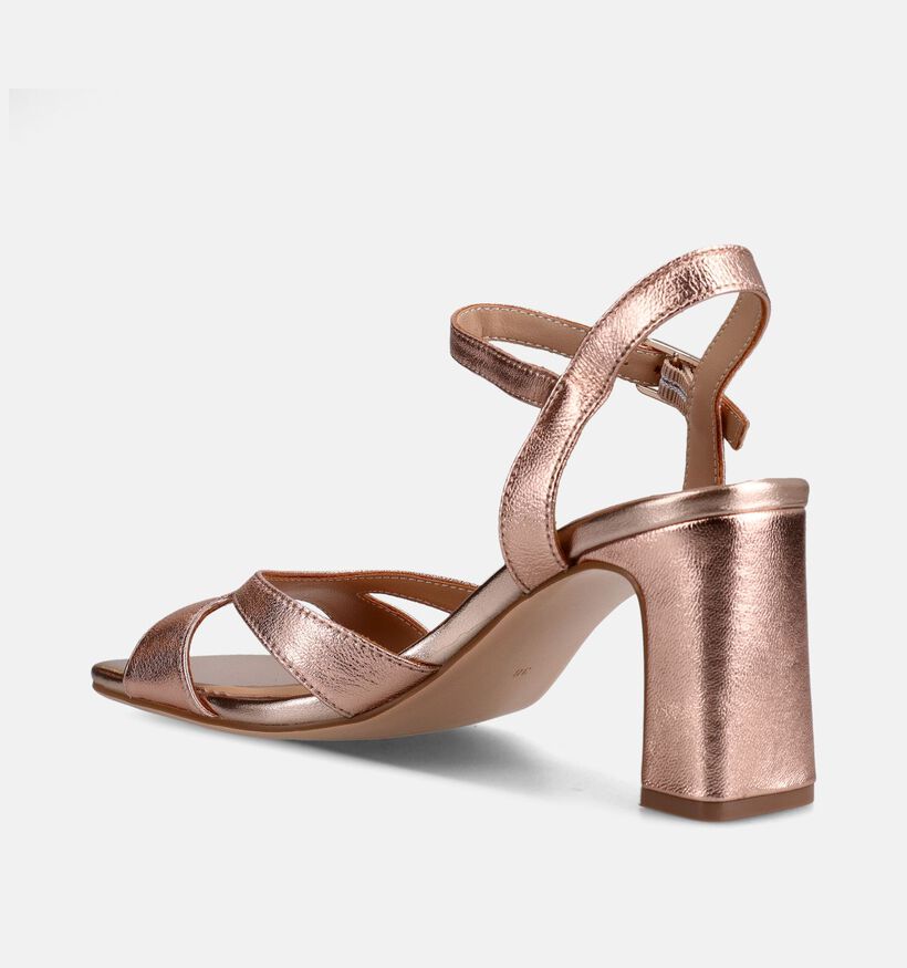 Regarde le Ciel Chelly Sandales &agrave; talons en Bronze pour femmes (372977)