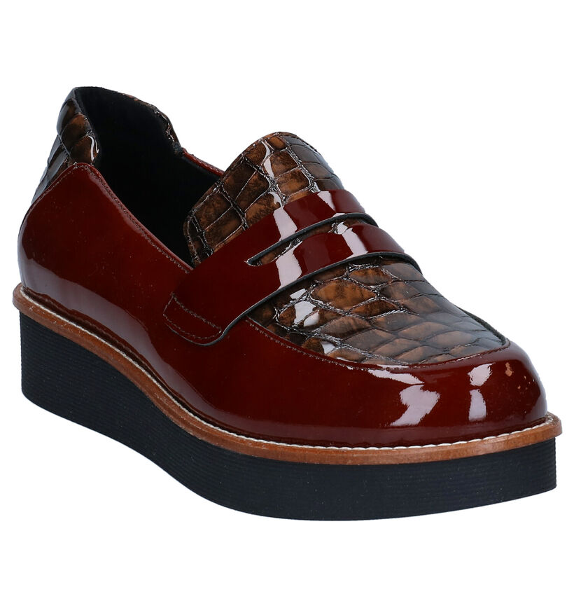 Hee Chaussures à enfiler en Cognac en cuir (298721)