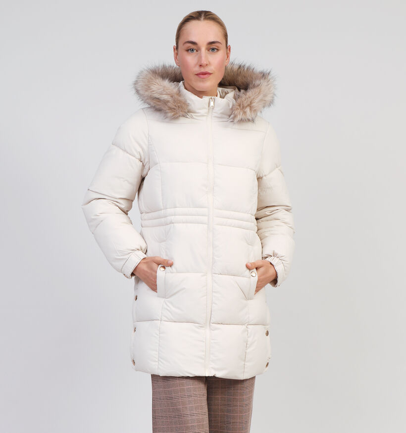 Vero Moda Pinar Beige Lange winterjas voor dames (344071)