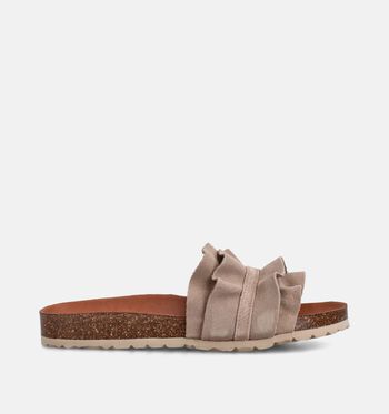 Verbenas Slippers Bruin/Taupe/Blauw/Groen